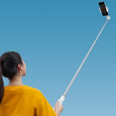 Picture of ULANZI TT88 Extendable Phone Tripod 57″ Magnetic Selfie Stick Phone Vlog Tripod Stand with 2 in 1 Phone Clip, 2 Cold Shoe Mount Tripod Compatible for iPhone Lightweight for Travel-Multicolor