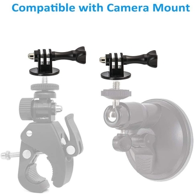 Picture of Tripod Mount Adapter for GoPro Hero 6, 5, 4, 3+, 3, 2, 1 Cameras-Black