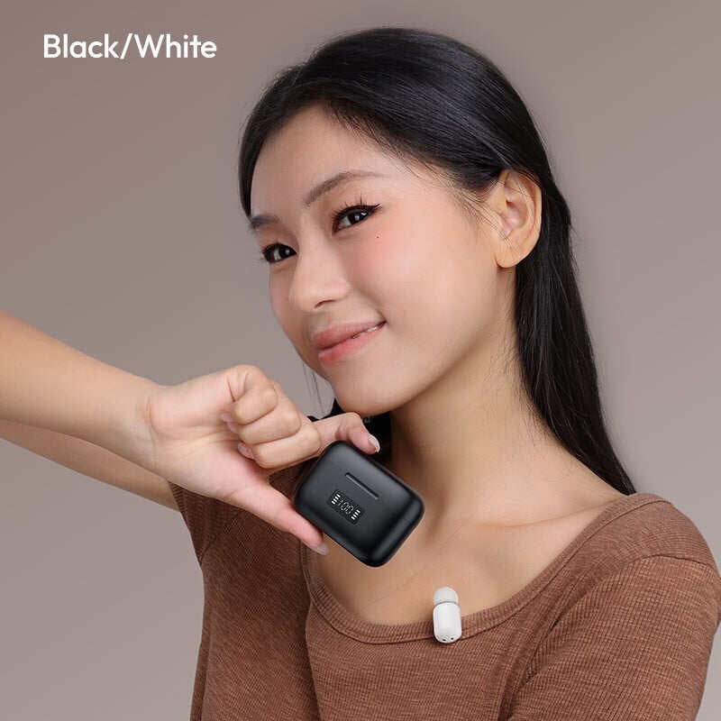 Picture of ULANZI A200 Mini Mic Wireless Lavalier Lapel Microphone Plug & Play-Black