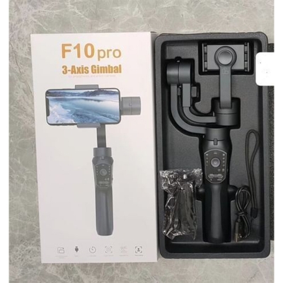 Picture of F10 Pro Gimbal 3-Axis Stabilizer for Smartphone iPhone Handheld Automatic Selfie Stick 360 Rotation Face Tracking APP Video Camera Stabilized-Black