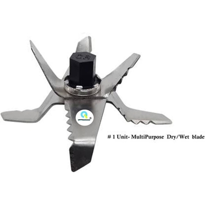 Picture of Stainless Steel Blender Replacement Cutter Blade (6 teeth) 1 set-Silver
