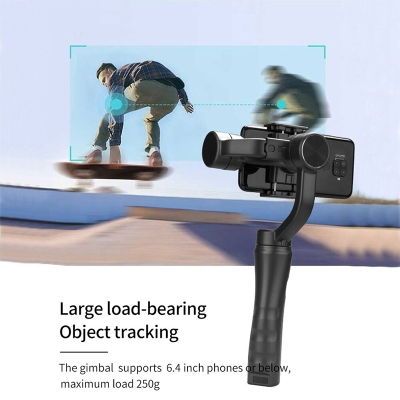 Picture of S5B 3 Axis Gimbal Handheld Stabilizer Cellphone Action Camera Holder Anti Shake Video Record Smartphone Gimbal for Phone-Black