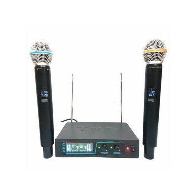 Picture of Sennheiser EW 300x Wireless Handheld 2 Microphone System-Black
