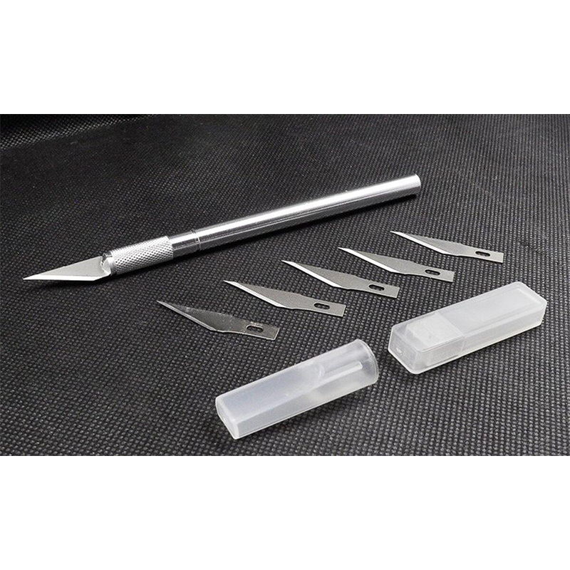 Picture of Wlxy Precision Pen Knife With 5 Interchangeable Sharp Blades-Silver