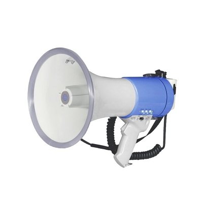 Picture of Er-66 MP3 USB Portable Wireless Megaphone Speaker Megaphone Loudspeaker Horn USB with Recording-White