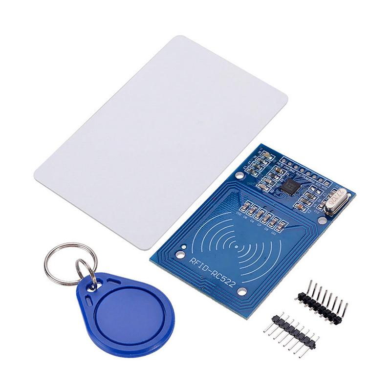Picture of RC522 RF-ID Reader Write Card Proximity Module For DIY Arduino Pi PC Security System-Blue