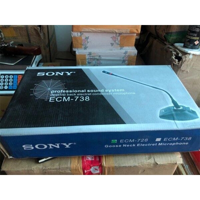 Picture of Sony ECM 728 Conference Microphone Goose neck Condenser Microphone-Black