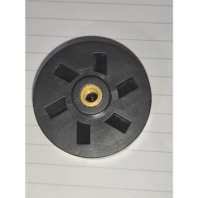 Picture of Plastic Mixer Grinder Motor Coupler 4-cm with Screw Black- 1 pcs-Black