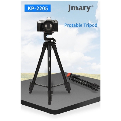Picture of Jmary KP-2205 Professional Tripod with Mobile Holder- Black-Black