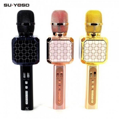Picture of Wireless Bluetooth Microphone Speaker Karaoke Handheld Cellphone Karaoke Player Support USB/ Micro SD card/ MP3 Player & Bluetooth