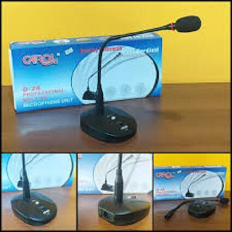 Picture of Carol Gooseneck Microphone D-28 built in with Chime-Black