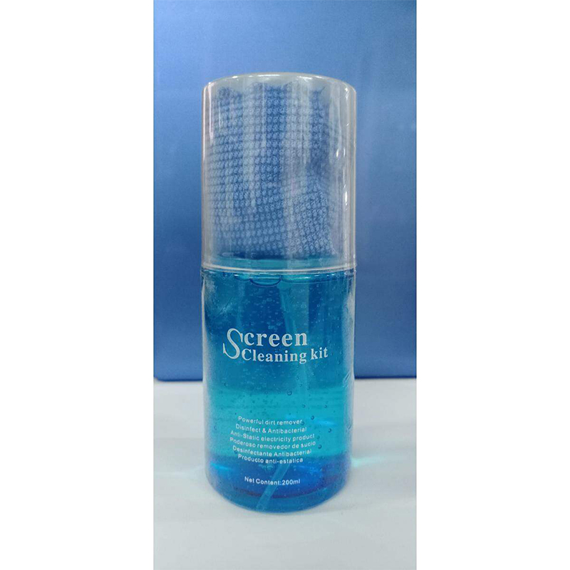 Picture of Screen Cleaner Kit for LED & LCD TV, Computer Monitor, Laptop Screens (200ml)-Blue