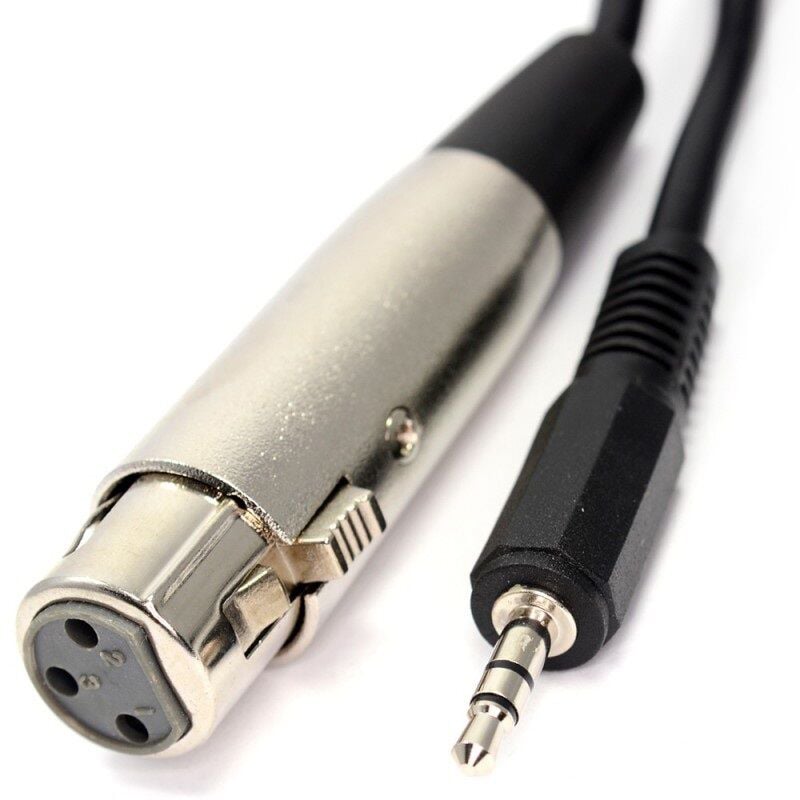 Picture of XLR Female To 3.5mm Microphone Cable 1.5M or 5M feet for condenser, dynamic microphone