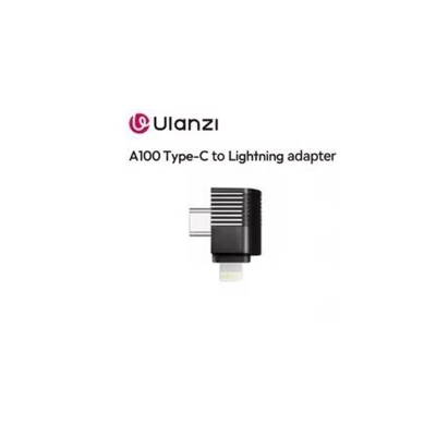 Picture of Ulanzi  OTG Converter for Microphone –Type-C  to Lightning Adapter for iPhone-Black