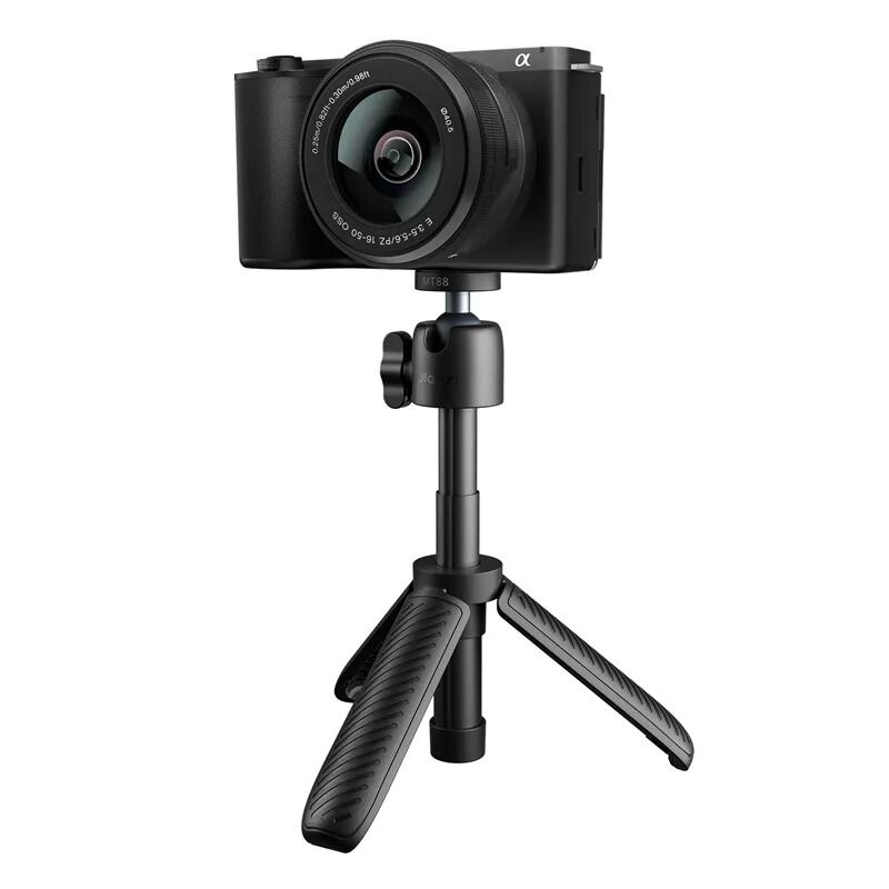 Picture of ULANZI MT88 Small Camera Tripod, Mini 3-in-1 Selfie Stick w Backpack Mount Shoulder Strap, 3-Sect Adjustable Tabletop Handheld Tripod Holder f Action Camera, DJI Pocket3, Xtra Muse, Insta 360 X5-Black