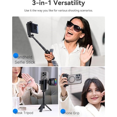 Picture of Ulanzi JJ02 Extendable Grip Phone Tripod with Remote M004-Black