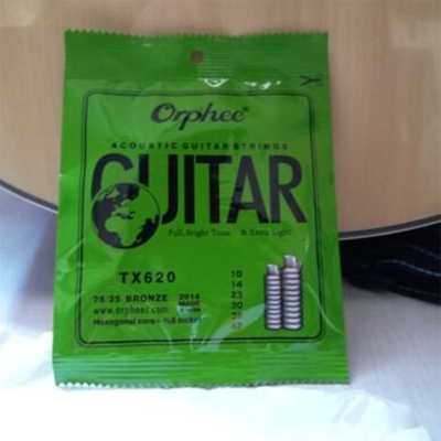 Picture of Orphe TX620 Acoustic Guitar Strings Gold-Gold