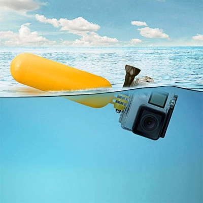 Picture of Go pro hero 8 7 5 কালো h9 sjcam sj5000 sj7 sj6 yi 4k go pro আনুষাঙ্গিকের জন্য gopro ফ্লোট ববার হ্যান্ড গ্রিপ মাউন্টের জন্য শুট-Yellow