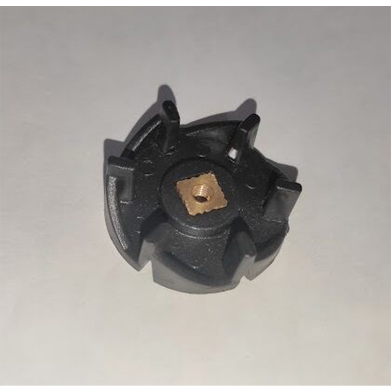 Picture of Blender Motor Connector Spare Parts Plastic Pulley 3.5cm 6 teeth Black  - 1pcs-Black