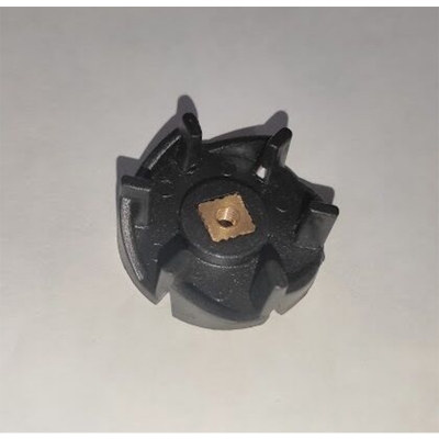 Picture of Blender Motor Connector Spare Parts Plastic Pulley 3.5cm 6 teeth Black  - 1pcs-Black