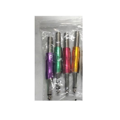 Picture of 4 PCS Guitar Audio Plug Aluminum Alloy 6. 35mm Male Female Jack Solder-Multicolor