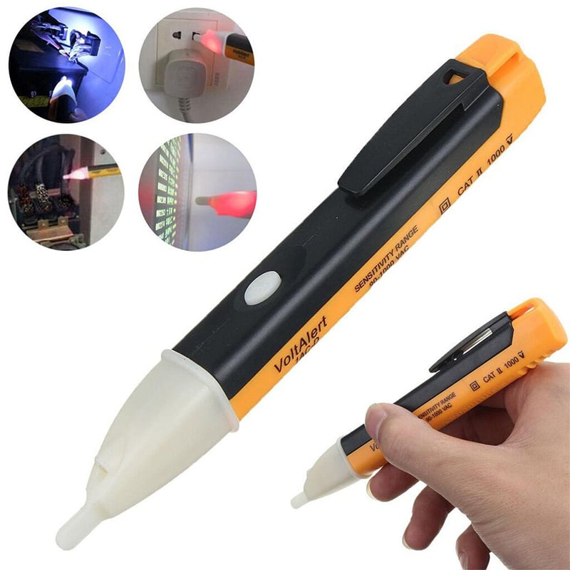Picture of Voltage Tester Voltage Meter Non Contact Electric Voltage Power Detector Electrical Testing Pen Tester Multimeter Induction Test Pencil Analog Voltage Tester-Multicolor