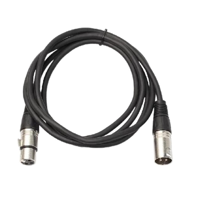 Picture of XLR Cable Microphone XLR Male to Female Extension Cable 1.5M XLR Jack Extender Cord for PA System Studio Recorder Amplifier Mixer Speaker System-Black
