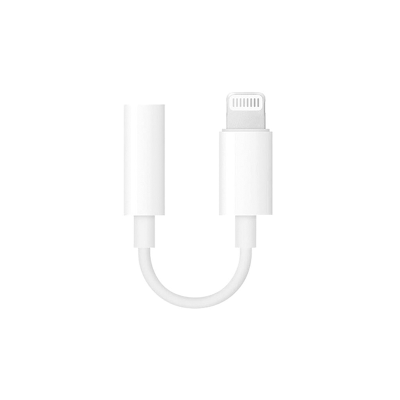 Picture of Lightning to 3.5 mm Headphone Jack Adapter for iPhone 7, 8, 7 Plus, 8 Plus, X-White