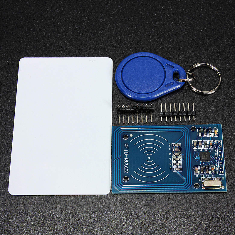 Picture of RC522 RF-ID Reader Write Card Proximity Module For DIY Arduino Pi PC Security System-Blue