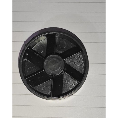 Picture of Plastic Mixer Grinder Motor Coupler 4-cm with Screw Black- 1 pcs-Black