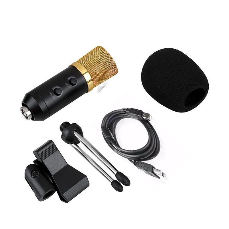Picture of BM 100 FX USB Condenser Microphone for Computer laptop Complete Package Price Mic Condenser Microphone For Studio Recoding or Youtuber YouTube Channel-Black