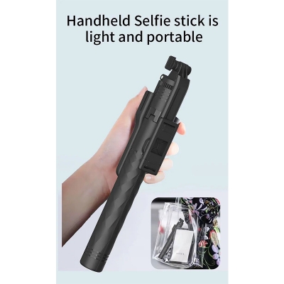 Picture of JMARY KT-239 1.75M Handheld stick stick & tripod 2-in-1 light weight & portable-Black
