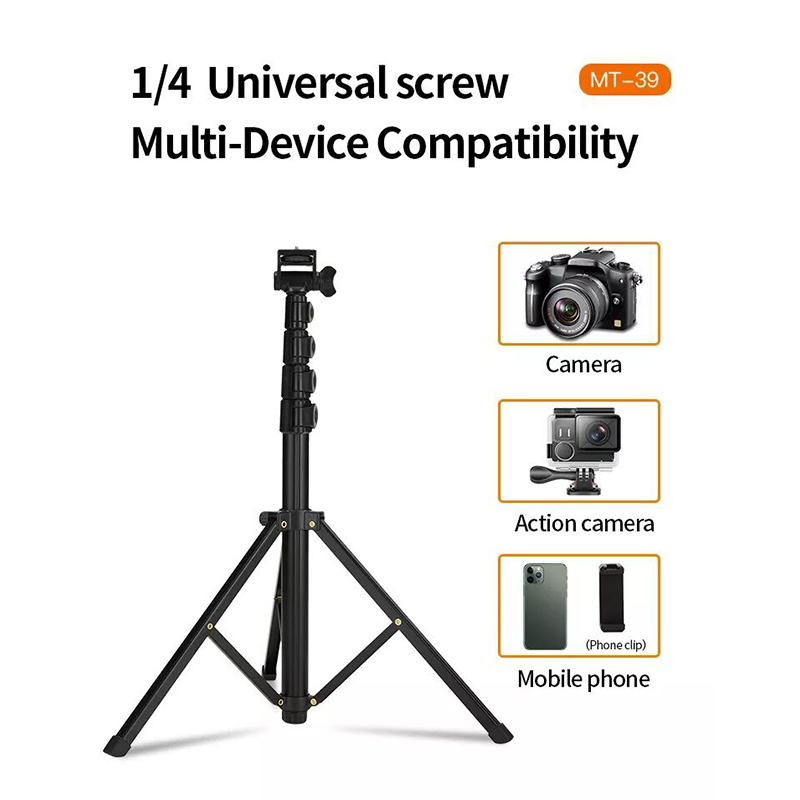 Picture of Jmary MT-39 Portable Tripod And Selfie Stick Combo-Black