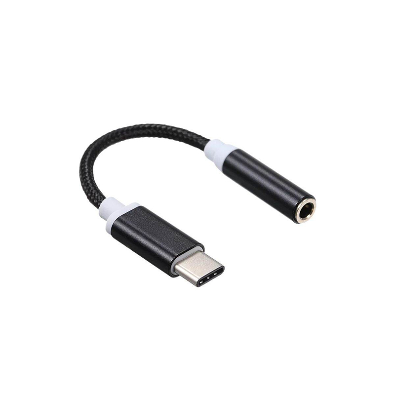 Picture of Type C to 3.5mm Headphone Jack Audio Adapter, USB C Male to Female 3.5mm Cable Audio Adapter Converter - Cable Protector