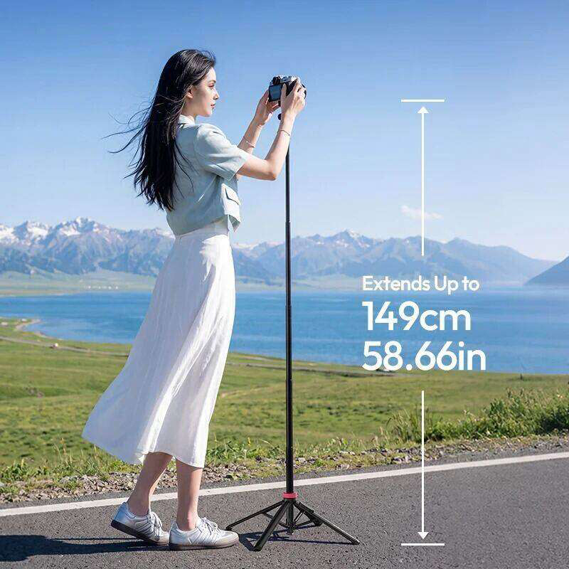 Picture of Ulanzi MT-44M 2-in-1 Magnetic & 1/4" Selfie Stick Tripod-Black