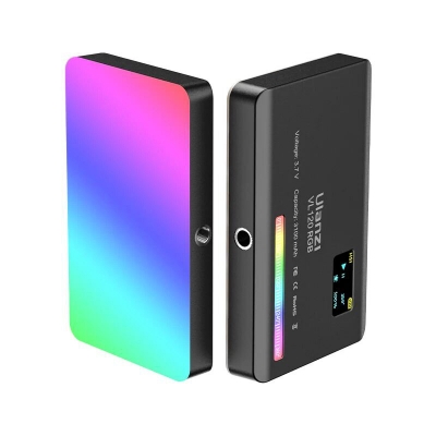 Picture of Ulanzi VL120 RGB Mini LED Video Light 2500K-9000K Photography Fill-In Light Dimmable CRI95+ 20 Lighting Effects Built-in Rechargeable Battery-Black