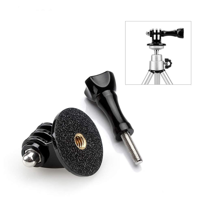 Picture of Tripod Mount Adapter for GoPro Hero 6, 5, 4, 3+, 3, 2, 1 Cameras-Black