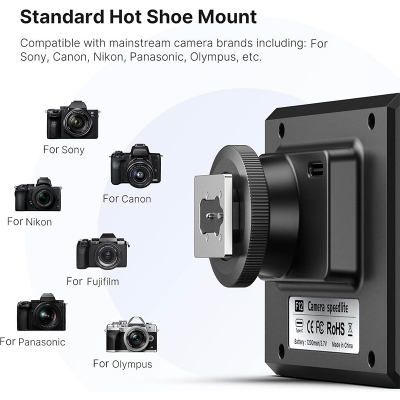 Picture of ULANZI F12 Mini Flash, GN12/CCT 5600K Camera Speedlite Flash for Canon Fuji Sony Nikon Panasonic Olympus Pentax, Single Contact Universal Hot Shoe Mount Flashlight, NOt Compatible with Sony ZV-1F