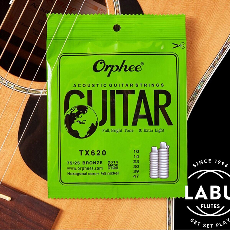 Picture of Orphe TX620 Acoustic Guitar Strings Gold-Gold