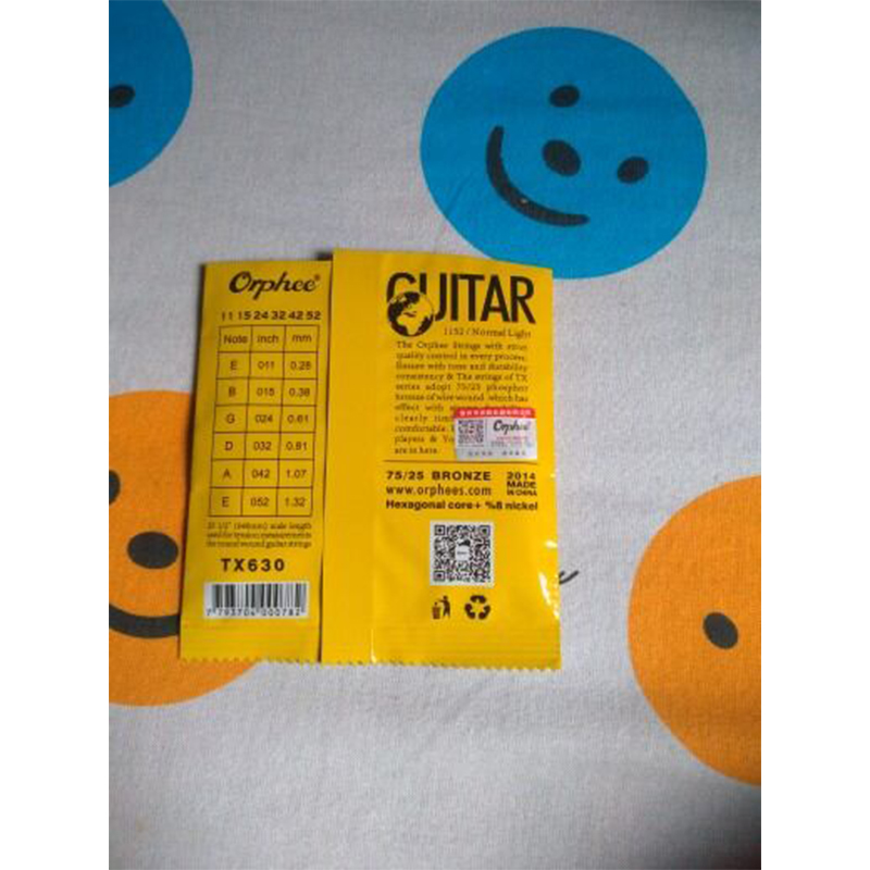 Picture of Orphe TX630 Acoustic guitar String – 75/25 Bronze Normal light-Gold