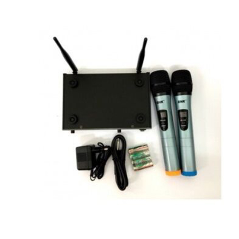 Picture of Professional BNK BK-9 Dual Channel UHF Wireless Handheld Microphone Set Public Address Microphone-2 Handheld