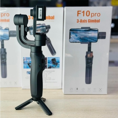 Picture of F10 Pro Gimbal 3-Axis Stabilizer for Smartphone iPhone Handheld Automatic Selfie Stick 360 Rotation Face Tracking APP Video Camera Stabilized-Black
