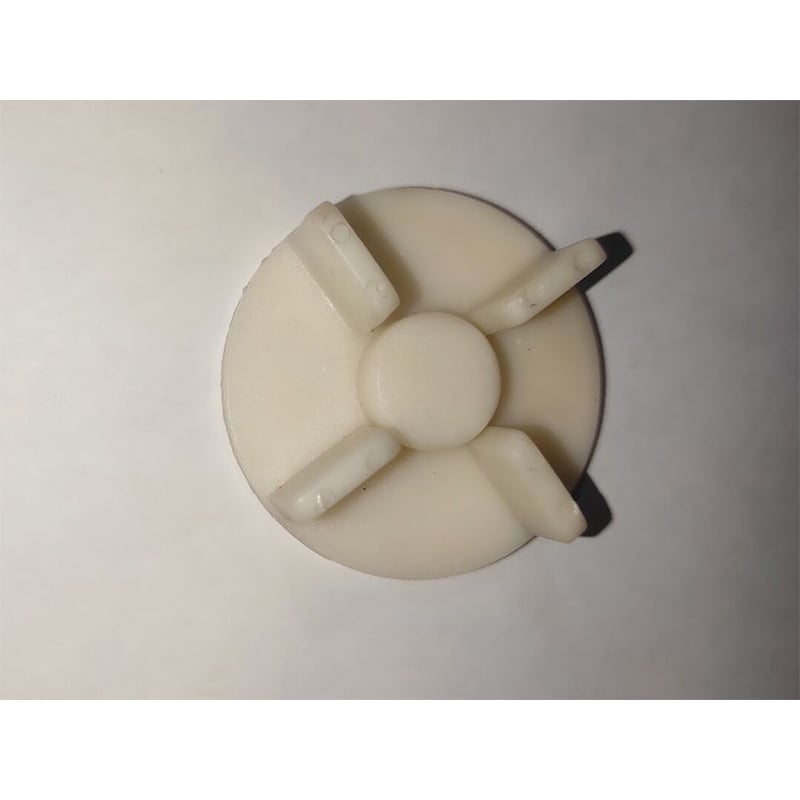 Picture of Blender Motor Coupler 5CM 4 Teeth Round No Screw or With Screw White 1 pcc