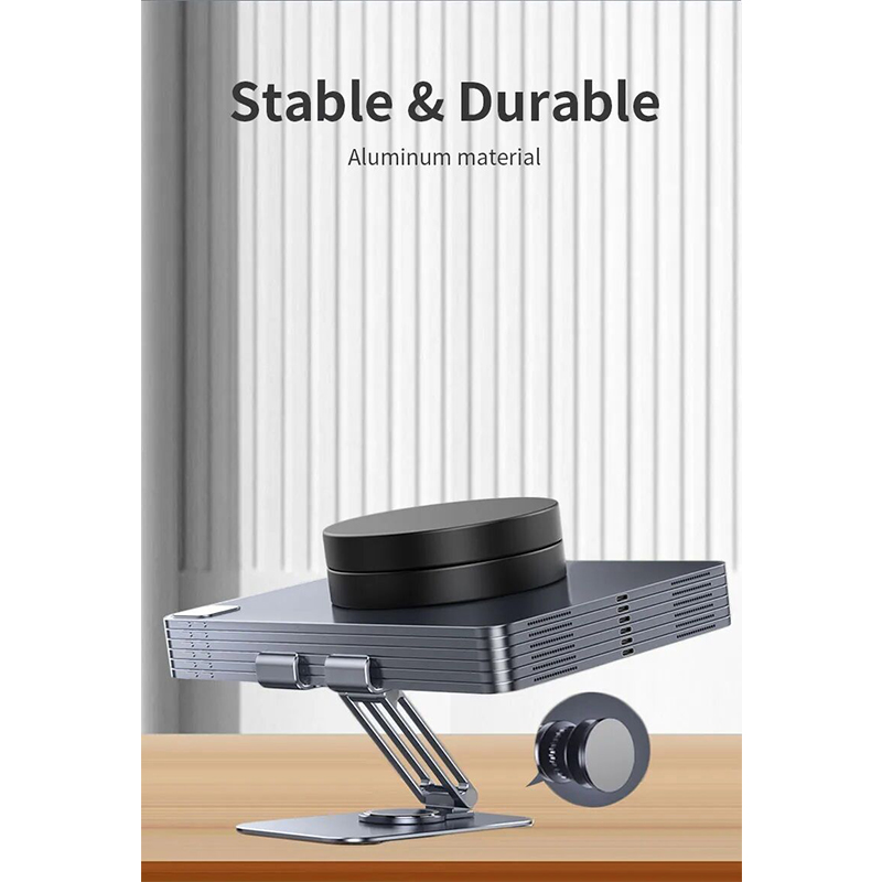 Picture of Jmary MK61 Rotating Stable and Antiskid wide compatibility foldable Desktop Holder For Mobile and Tablet-Silver