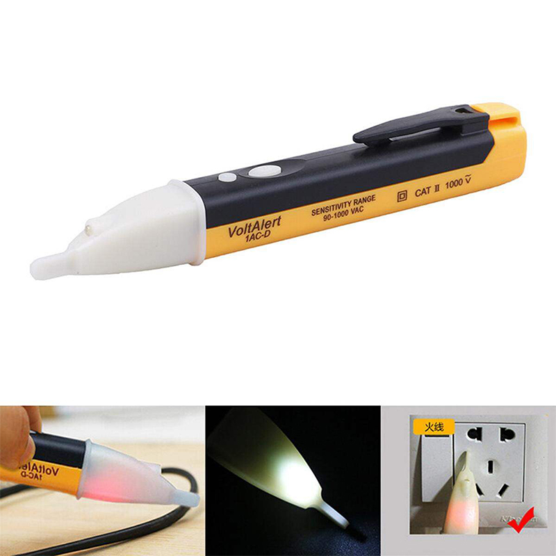 Picture of Voltage Tester Voltage Meter Non Contact Electric Voltage Power Detector Electrical Testing Pen Tester Multimeter Induction Test Pencil Analog Voltage Tester-Multicolor