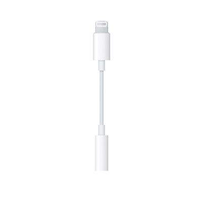 Picture of Lightning to 3.5 mm Headphone Jack Adapter for iPhone 7, 8, 7 Plus, 8 Plus, X-White