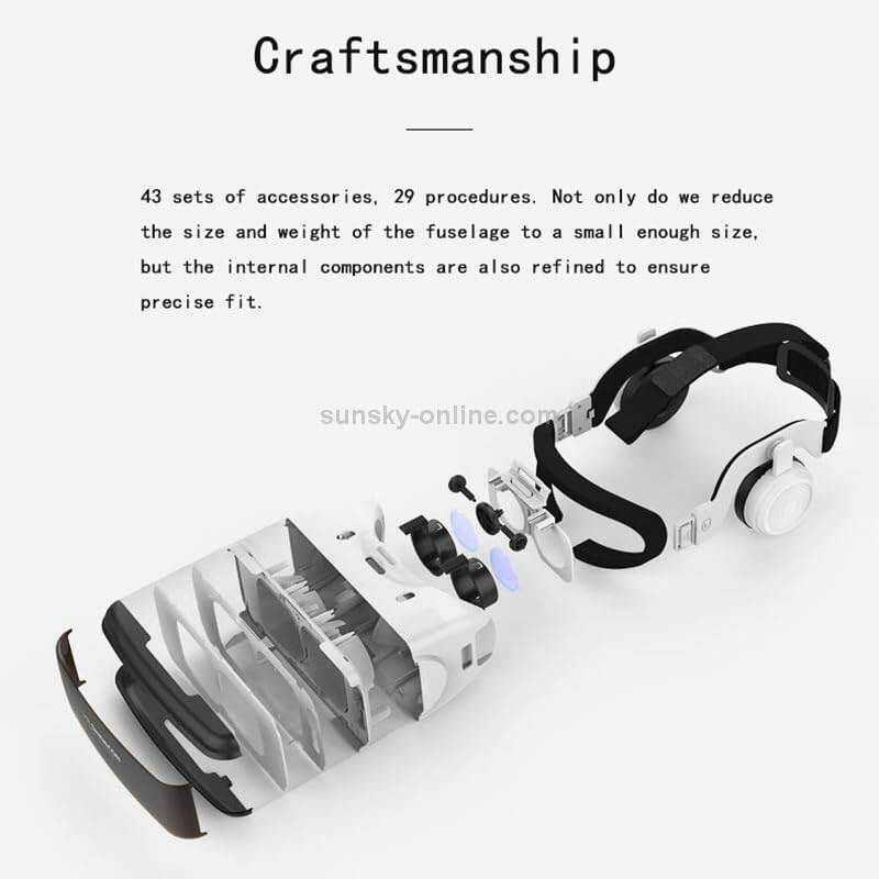 Picture of VR SHINECON G06EB Virtual Reality 3D Video Glasses Suitable for 4.7 inch – 6.1 inch Smartphone with HiFi Headset