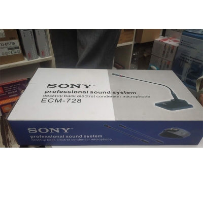 Picture of Sony ECM 728 Conference Microphone Goose neck Condenser Microphone-Black
