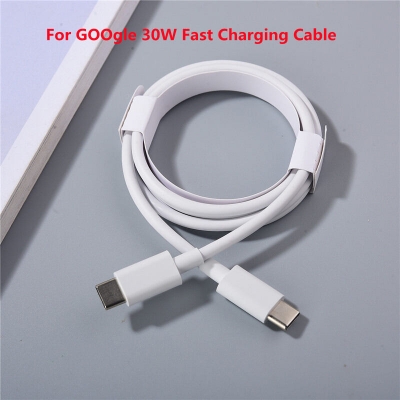 Picture of Google Type C to Type C Cable for Macbook Google Pixel 6 7 5 pro 4 3 6A 5A PD 30W QC3.0 Fast Charging Data Cable USB-C-Multicolor