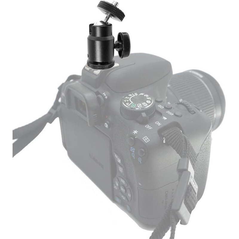 Picture of Jmary BH-02 Portable Phone Holder Mount With Cold Shoe 1/4'' Tripod Mount Stand-Black